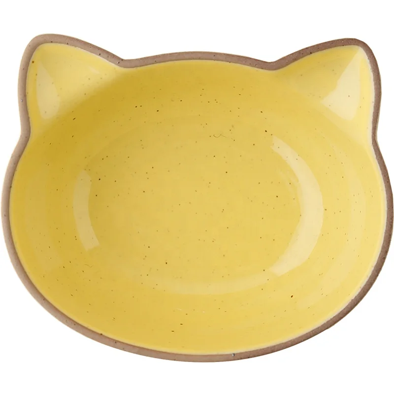 Creative Small Cat Shape Ceramic Plates Dishes Food Soy Sauce Dessert Snack Dipping Dish