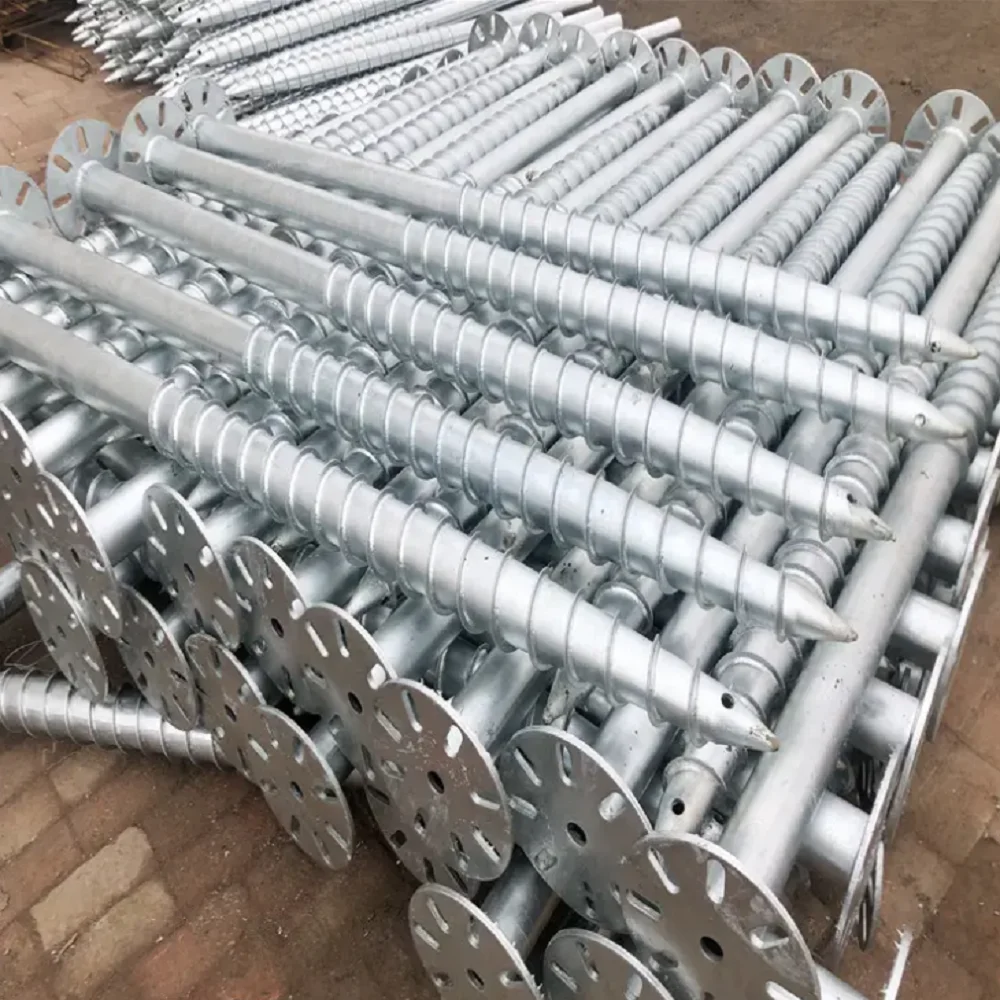 Direct selling high quality Spiral Ground Screw Pile for Construction Foundation