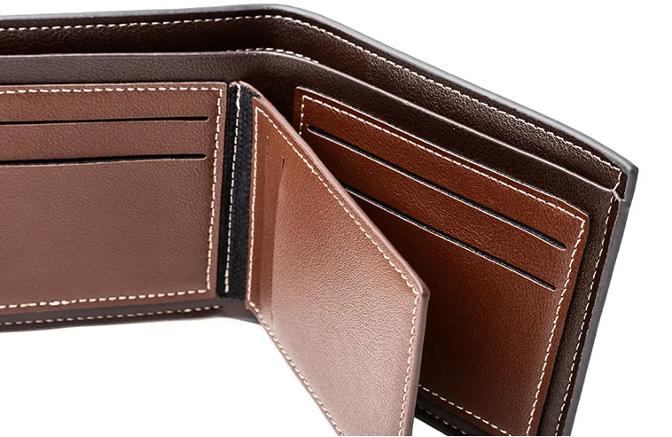 New Men Wallets, Small Money Purses portefeuille homme New Design Dollar Price Top Men Thin Wallet Coin Bag men wallets