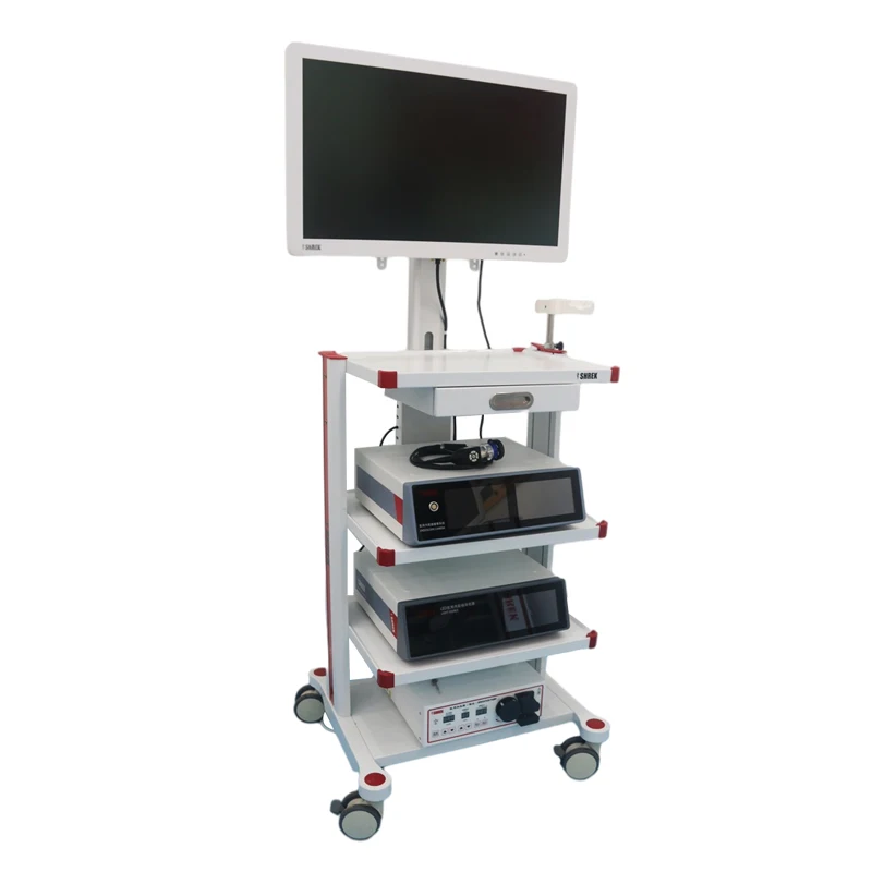 shrek Medical Rigid endoscopic system touch screen laparoscopic surgery tower