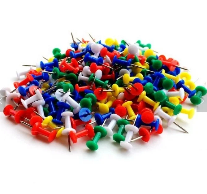 23MM mini wall push pin   white board drawingpin office stationery colorful plastic  push pin