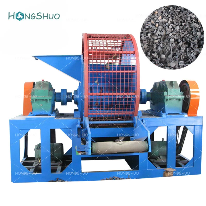 Full Auto Double Shaft Automatic Tyre Recycling Machine/Waste Tire Recycling Equipment