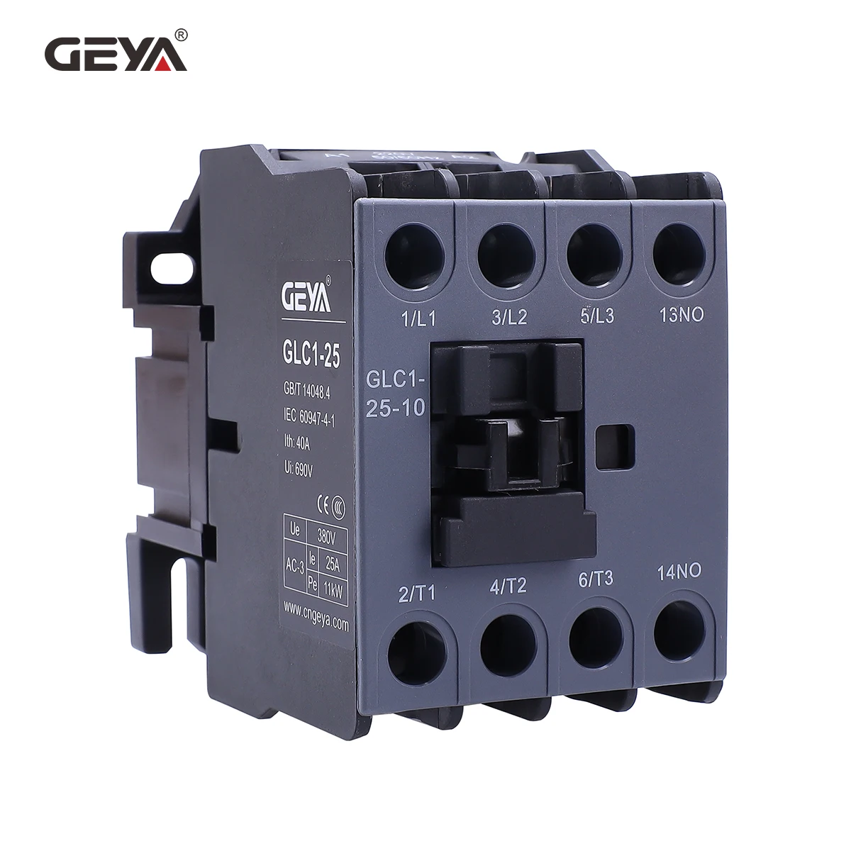 GEYA GLC1-25 36V 110V 220V 380V Din Rail Telemecanique Magnetic AC Contactor  lc1 e09 ac contactor contactors 265a geya