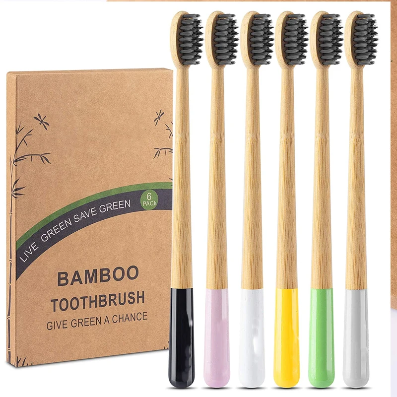 New Product  Custom Packing and Logo  Eco- friendly Biodegradable Bamboo Toothbrush