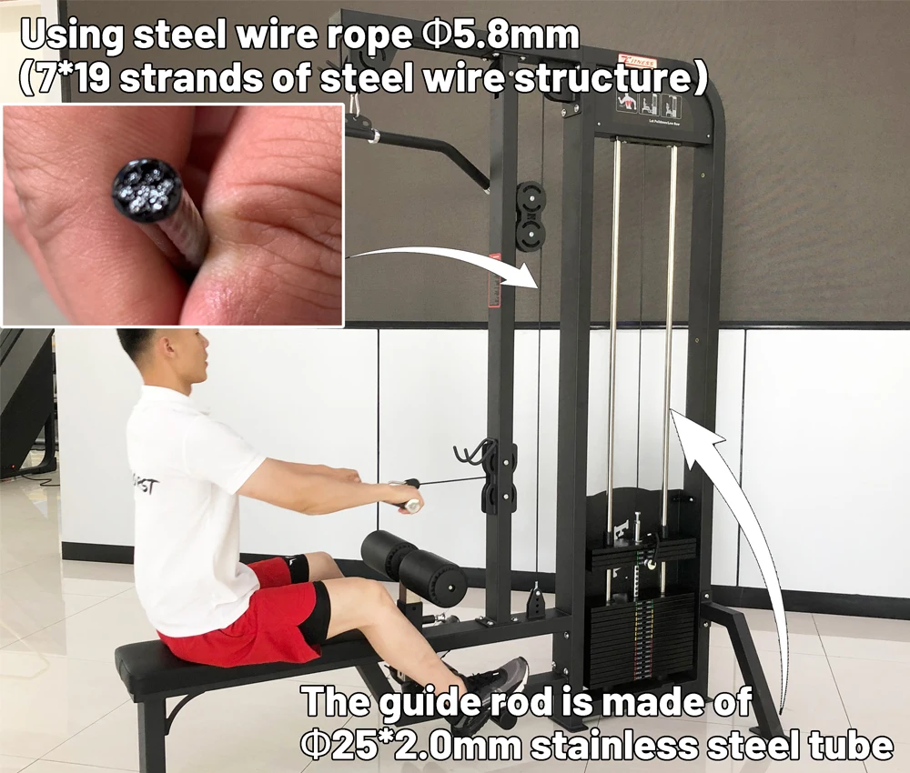 2022 New Arrivals Multi Functional Gym Pin Load Selection Machines Standing Lateral Raise Machine Standing Multi Flight