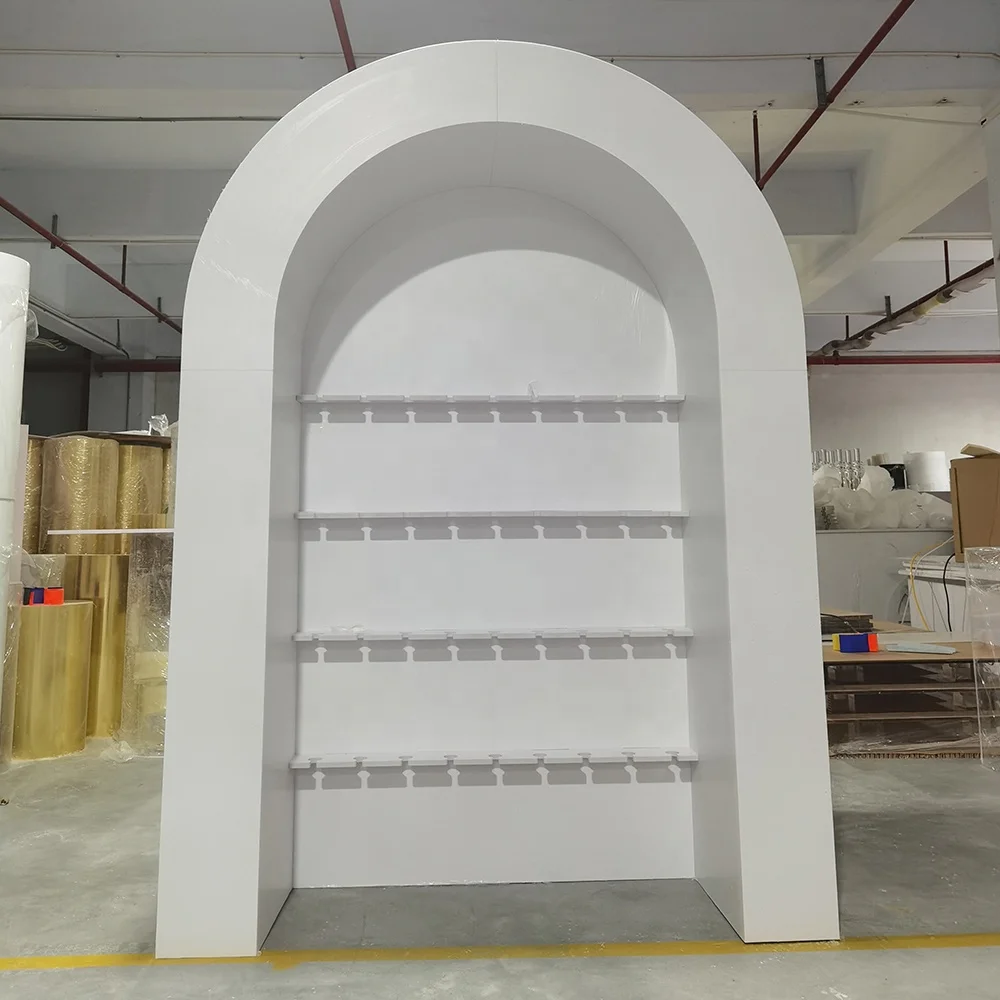 Practical Price White Acrylic Wedding Decoration Champagne Wall