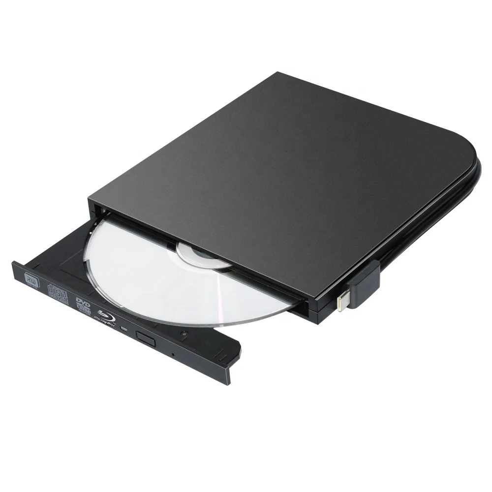 Blu-Ray Drive Slim Type C+USB 3.0 Bluray Burner BD-RE CD/DVD RW Writer Play Blu-ray Disc For Laptop Notebook PC HP ACER