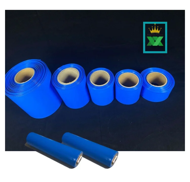 Low-Temperature Shrinkable Blue PVC Heat Shrink Tube for Battery Packs and Jacketing Applications