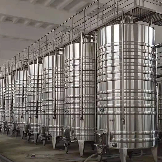 Large steel 500L floating lid wine inox fermentation tank for wine