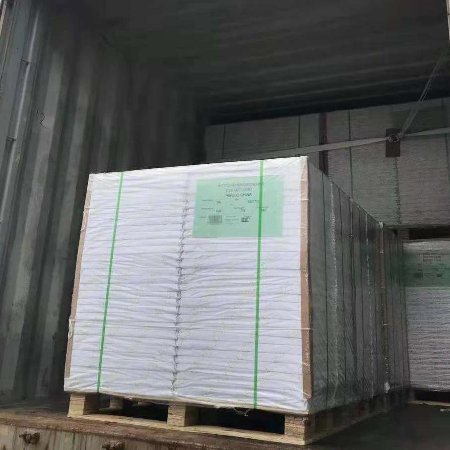 ningbo fold c1s coated FBB white board for packing