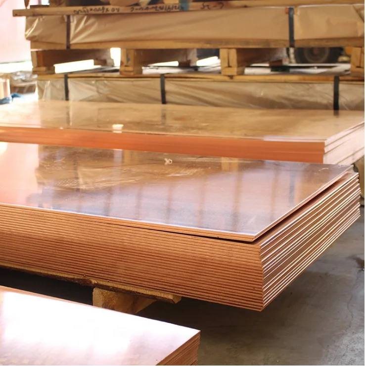 wholesale  99.9% pure copper  cold rolled  thickness 0.2mm  jis h3100 c1100 copper sheet plate