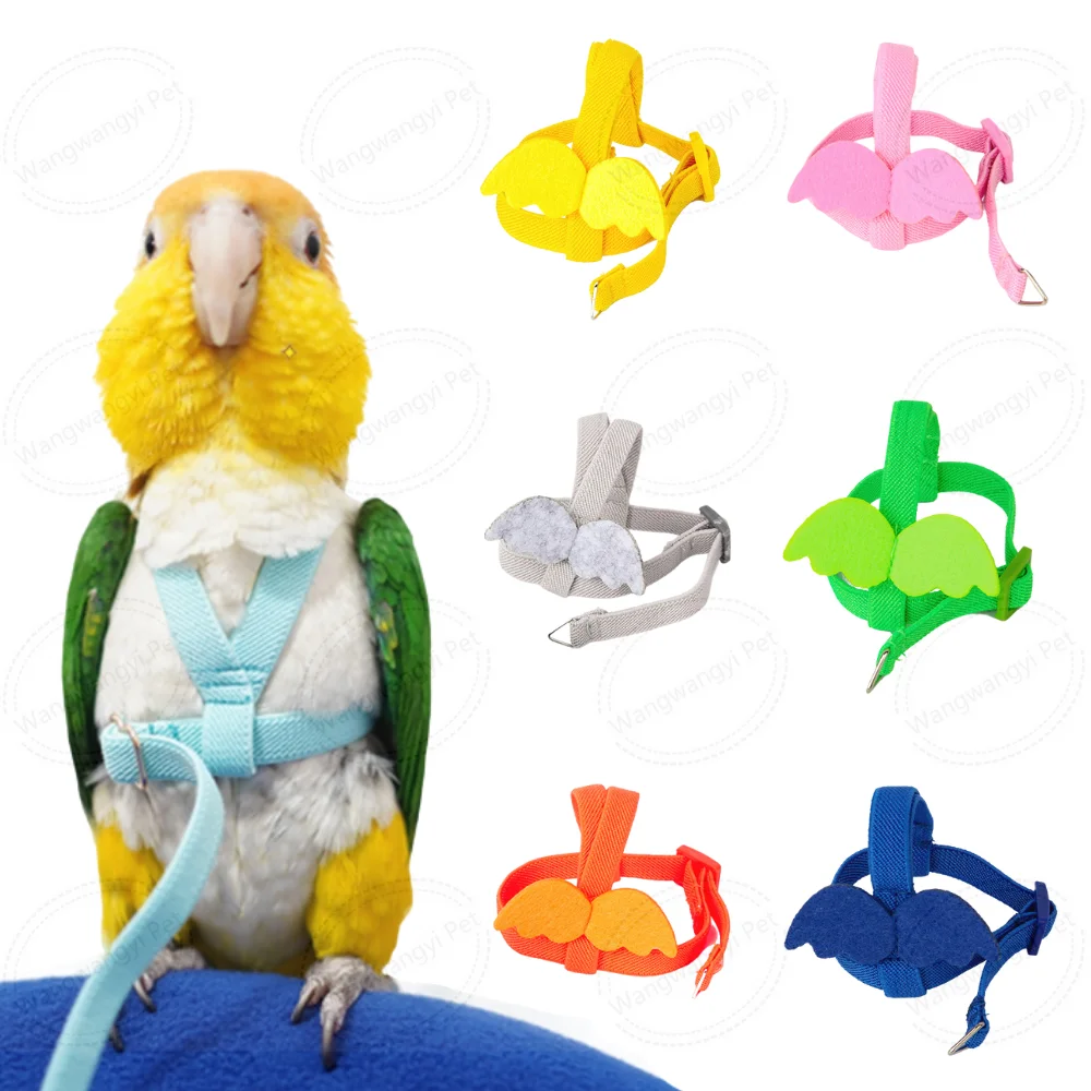Регулируемый поводок для попугаев летающий птиц голубей Budgerigar Lovebird кокатил