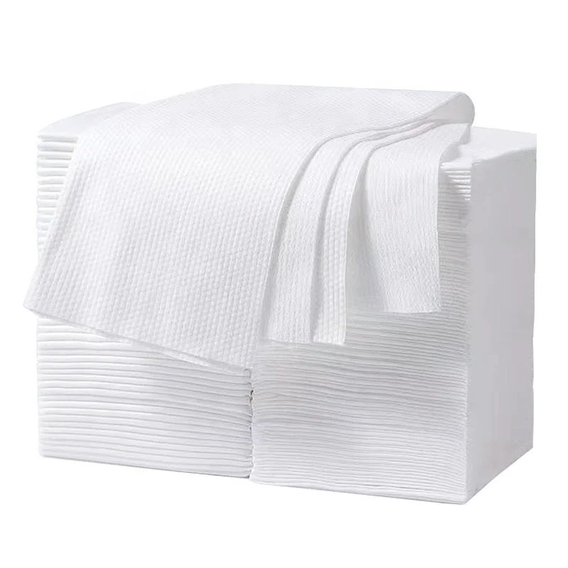 Quick Dry Hair Towel Tissue Big Size 30*70cm Disposable Hair Towel Custom Size Bulk Package Disposable Towel