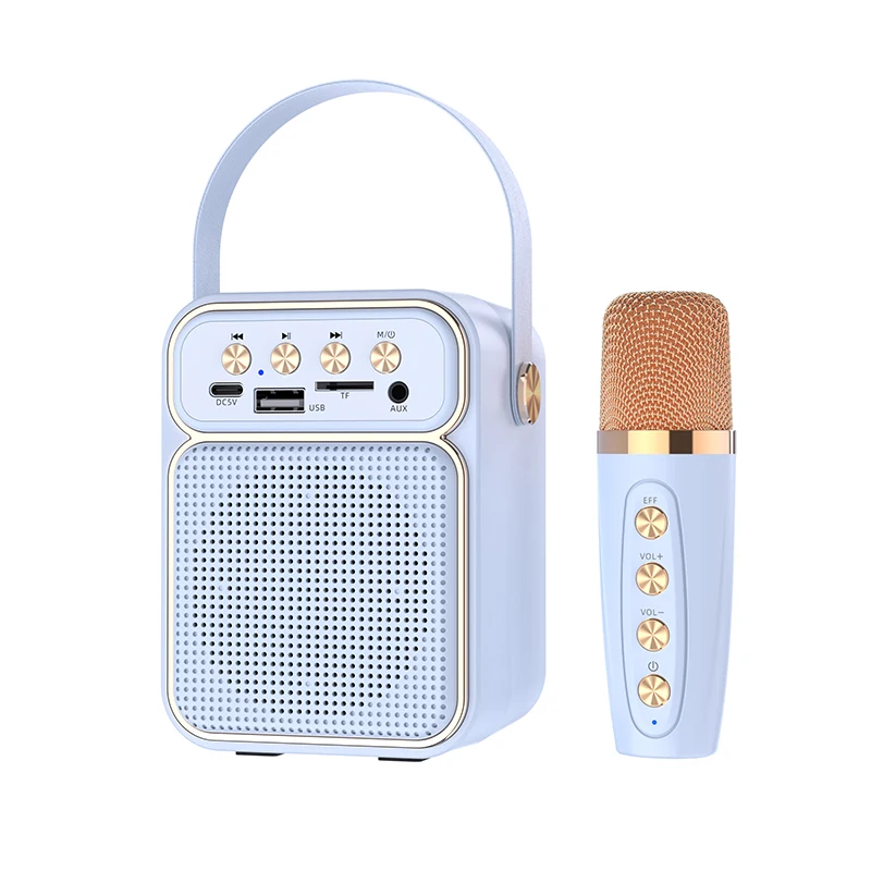 ES-4049 Kids Children TWS BT Bluetooh Music Gaming Speaker Mini Portable Outdoor Wireless Karaoke Speaker with MIC