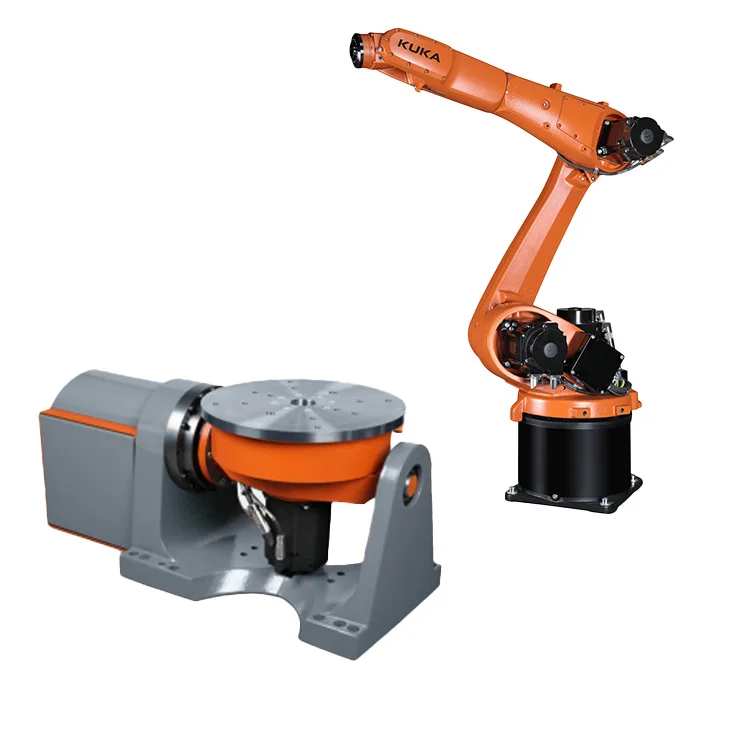 KUKA KR 360 R2830 Robotic System Efficient ARC MIG Welding Equipment with KP2-HV Automatic Positioner