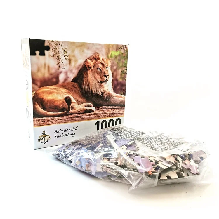 High performance customized customized paper puzzle game for children manufacturer