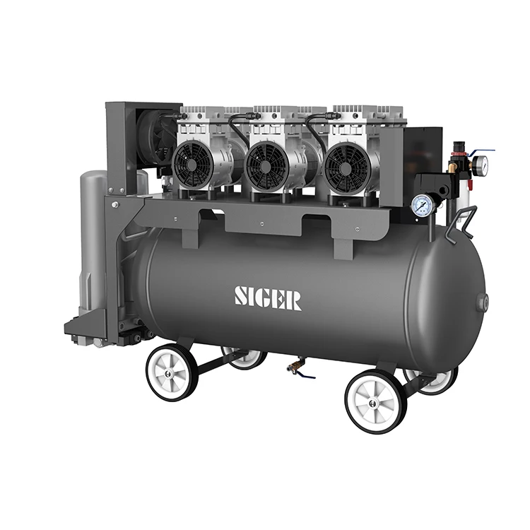 
Manufacturer Cheap Intelligent Drive Control Portable Electric Oil-less Air Compressors 
