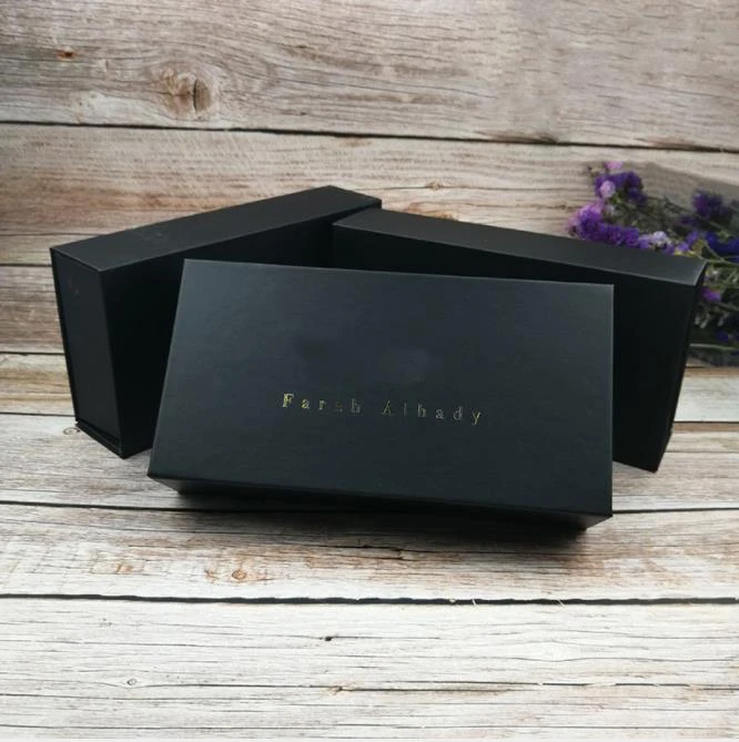 YT7045 custom logo folding eyeglasses packing box cardboard packaging sunglasses hard case Recycled paper box