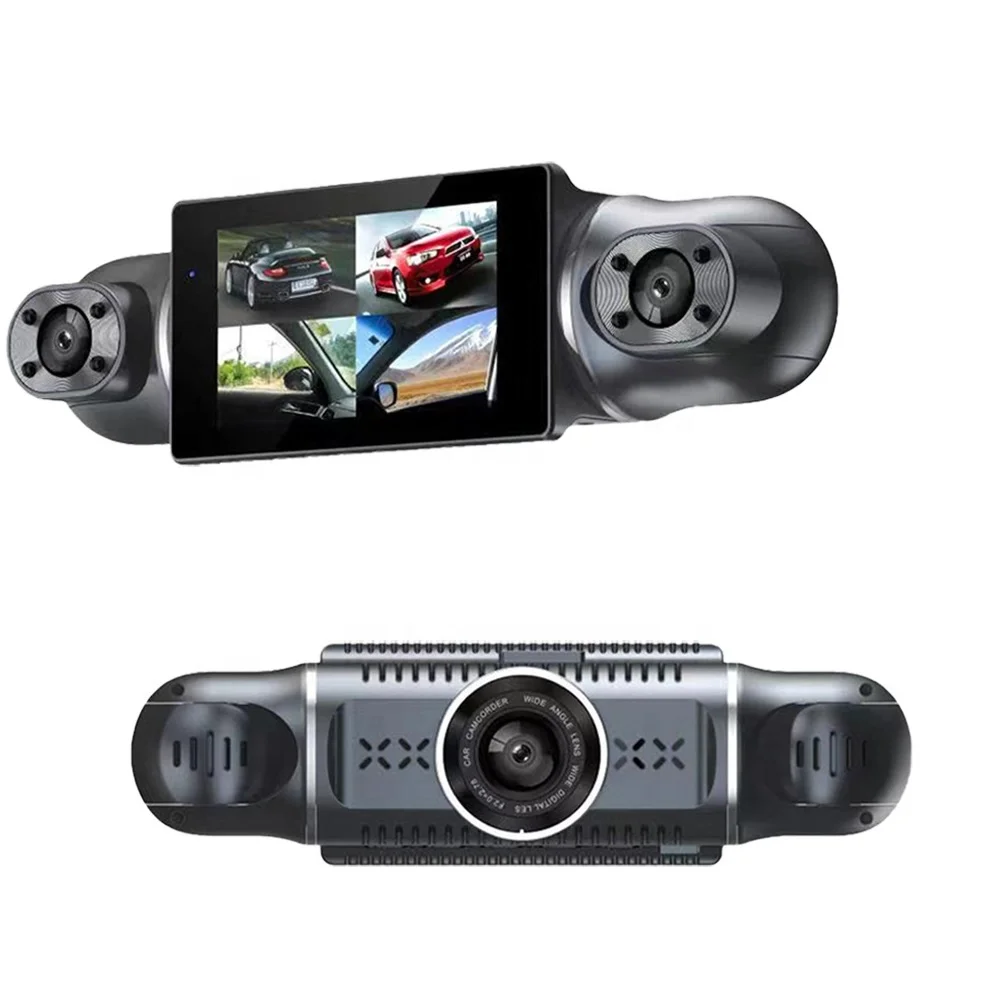 Relee 4 Camera 1080P Auto Car DVR WiFi GPS Night Vision Dual Lens Dash Cam with Rear Lens 4 Channel Car Camcorder 4 Way