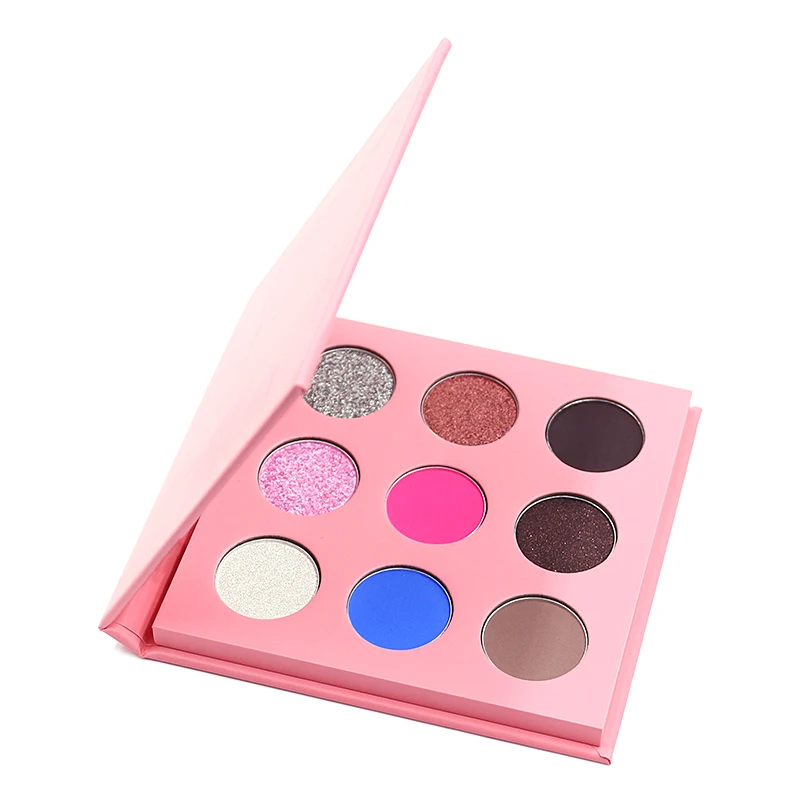 Shenzhen Manufacturers private label 9 color eyeshadow cosmetics makeup eyeshadow palette