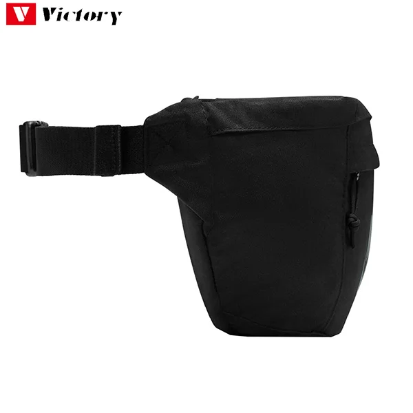 Large double zipper waist bags adjustable crossbody strap pouch waist bag fanny pack waist bag