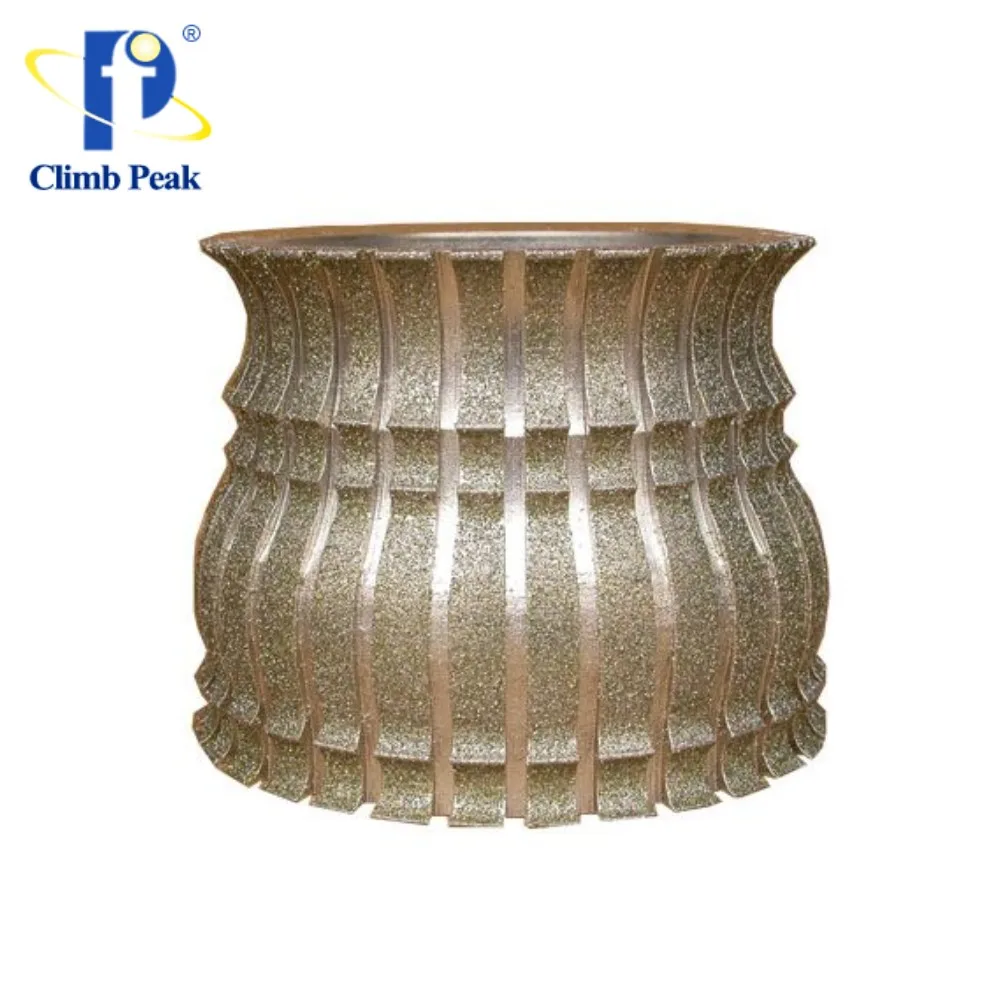 New design low price vacuum brazed diamond grinding wheel