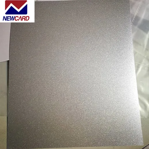 High quality 0.15mm indigo digital printing pvc sheet for producing smart card and bank card
