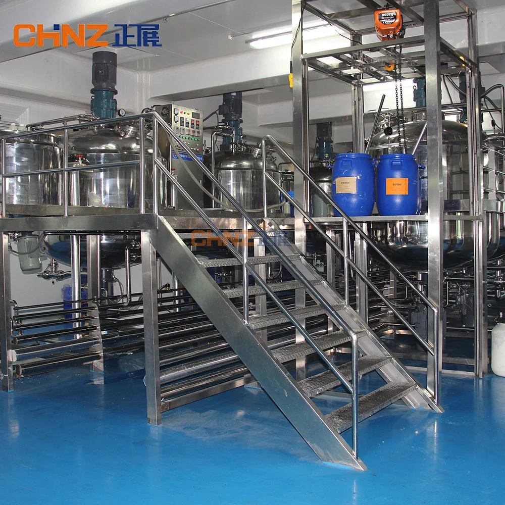 Cosmetic emulsion cream cream emulsifying homogenizer mixing tank high shear homogenizer soap liquid mixing equipment