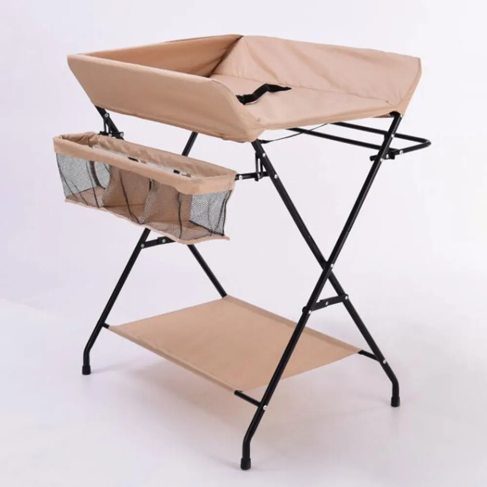 
D-Portable baby change table newborn foldable diaper changing table for baby care 