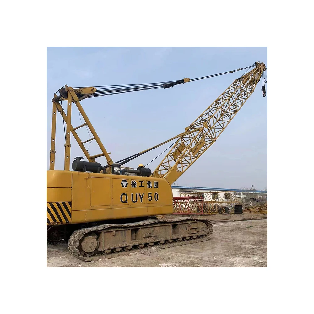 Знаменитый бренд гусеничный кран 50 тонн QUY50 краны 50 тонн используемый гусеничный кран