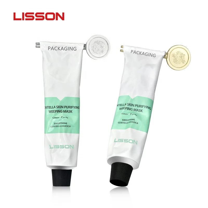 Wholesale Custom Low Moq Empty Cosmetic Aluminum Packaging Ointment Collapsible Tubes Cosmetic 50ml Shampoo Tube