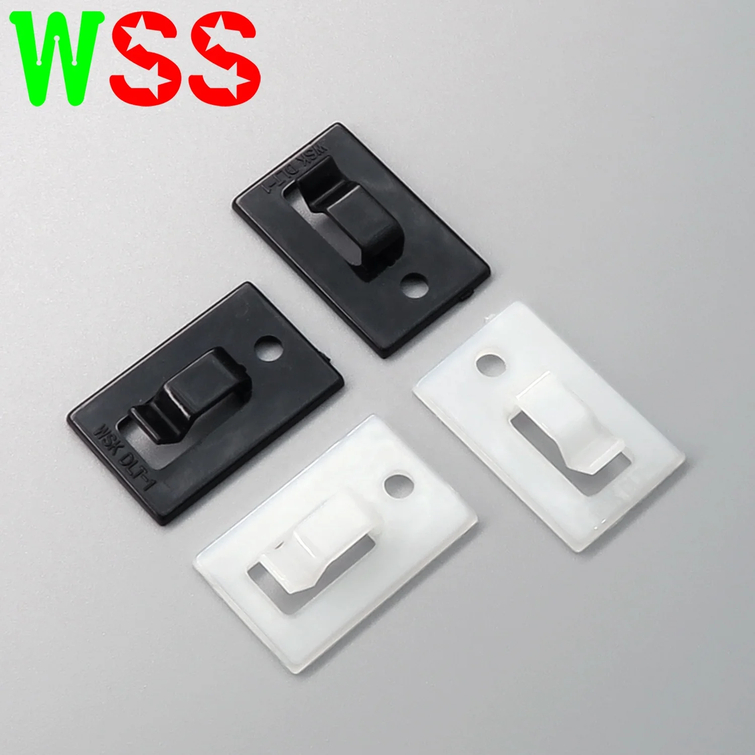 Nylon Self-Adhesive Saddle Type Tie Mount Cable Clamp Clips 3M Tape