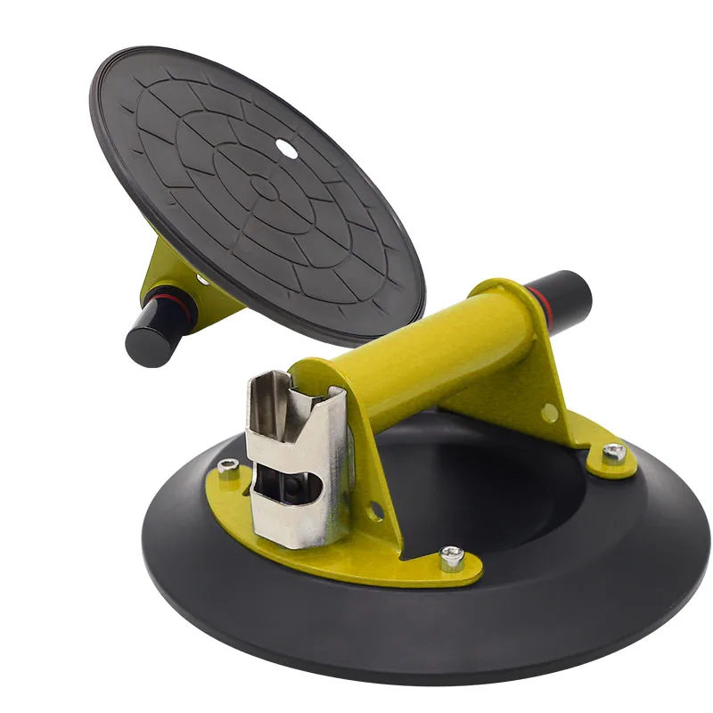 Heavy Glass Lifter Vacuum Glass Suction Clamps Hand Pump Suction Cup with Metal Handle For Granite Windshield
