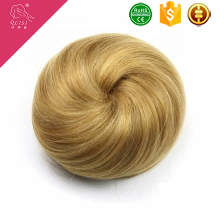 synthetic hair clip in chignon hair bun hair extension