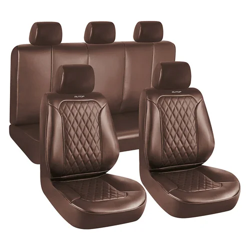 Full Set Universal Pvc Leather Car Seat Cover With Car Seat Cushion Cover Car Seat