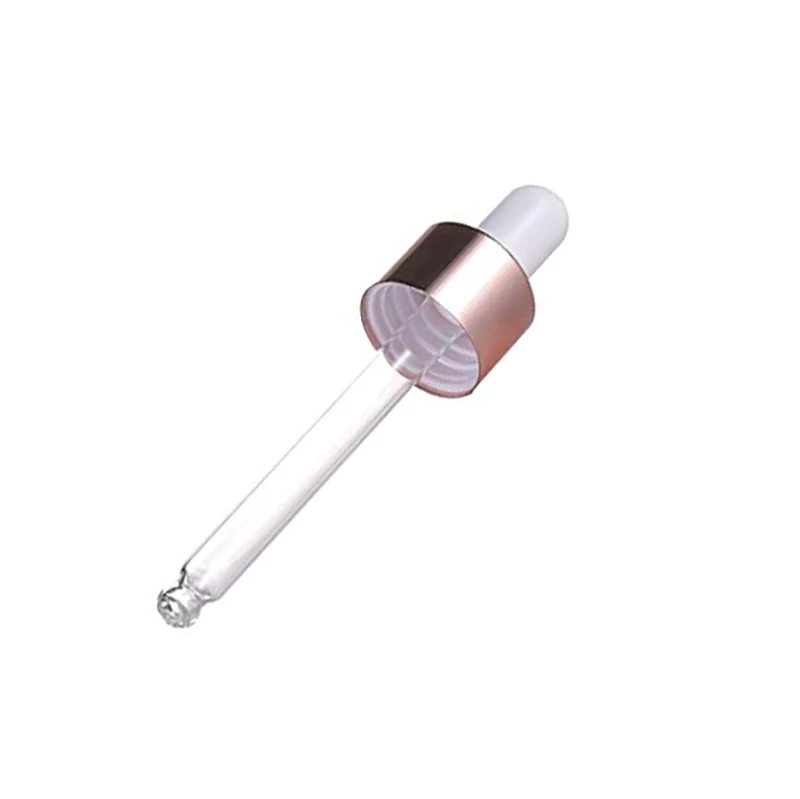 China High Quality Luxury Cosmetic 24/410 Smooth Treatment Pump Cream Pump Aluminium Cap Glass Dropper Pipette