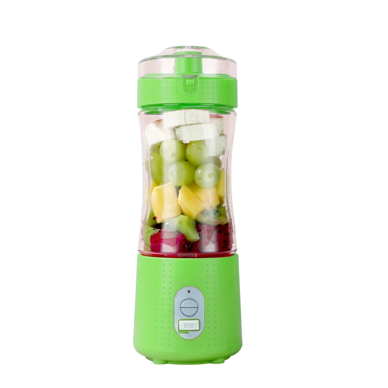 First Piece Special price 7.4v 230w plastic portable mini chargeable ice crusher blender 380ml sport coffee shaker bottle set