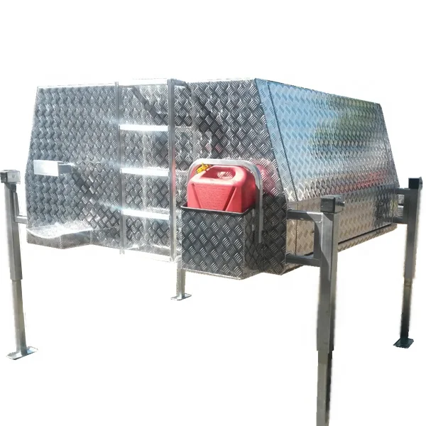 OEM custom waterproof aluminum dual cab Ute Canopy Tool box