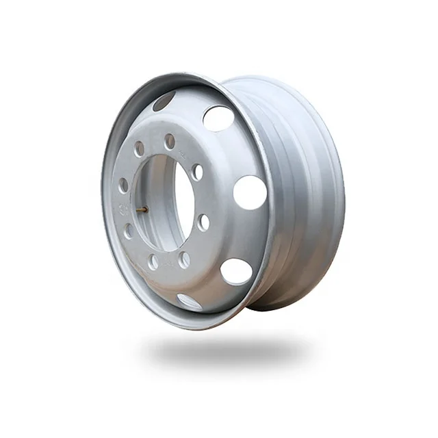 22.5 Inch 6.75x22.5 7.5x22.5 22.5x6.75 22.5x7.5 Tubeless Heavy Duty Truck Steel Wheel Rim Factory Wholesale For Truck Tires
