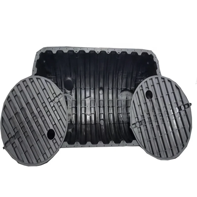 PE Plastic 1500L Three Lattice home septic tank plastic Factory Direct Sales Strength Water Tank promotion list