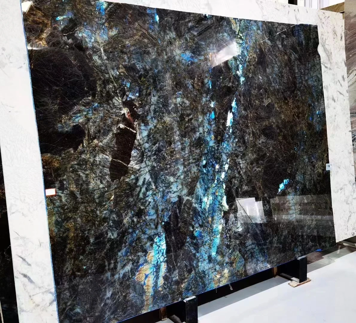 TMZ Бразильский натуральный гранит синий losa Blue Labradorite гранитная плита для роскошного обеденного