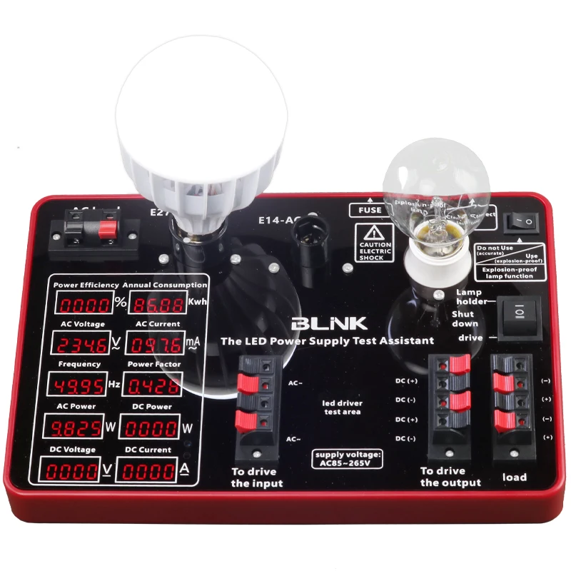 LED Power Drive Tester Lighting Aging Lamp Meter and Bulb Test Equipment Convenient Maintenance Assistant Tools
