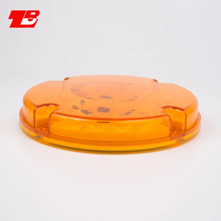 12V желтый красный круглый 7 дюймов автобус задний фонарь