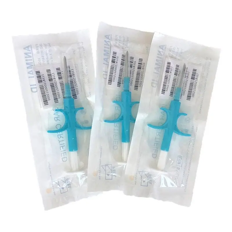 FDX-B 134.2khz/125khz Animal Glass Tag RFID Microchip Animal Pet Injectable RFID Glass Tag