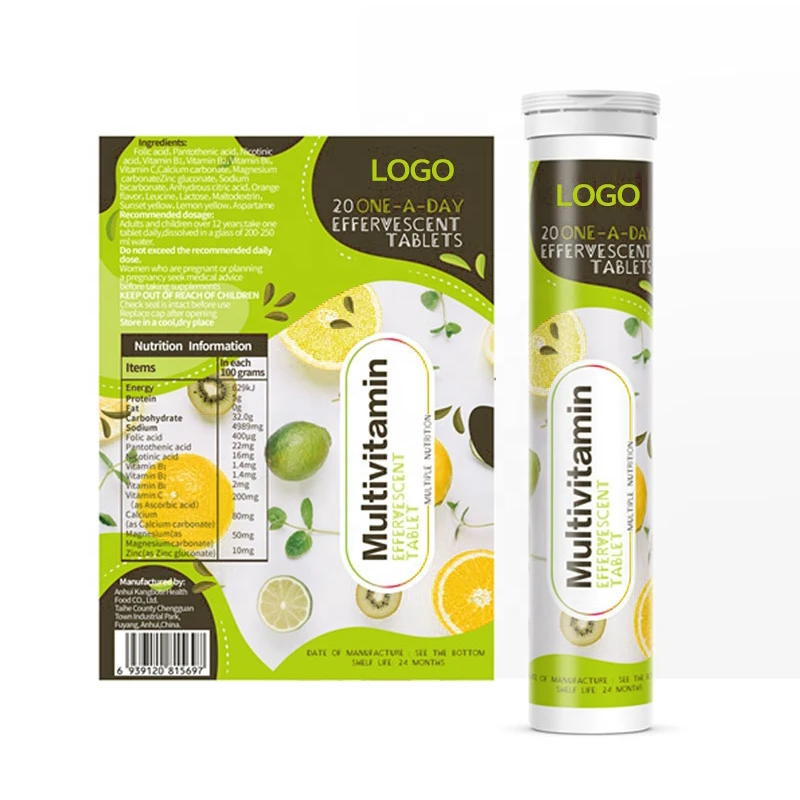 Xianxiu OEM Multivitamin Ablets Effervescent Tablet Vitamin C