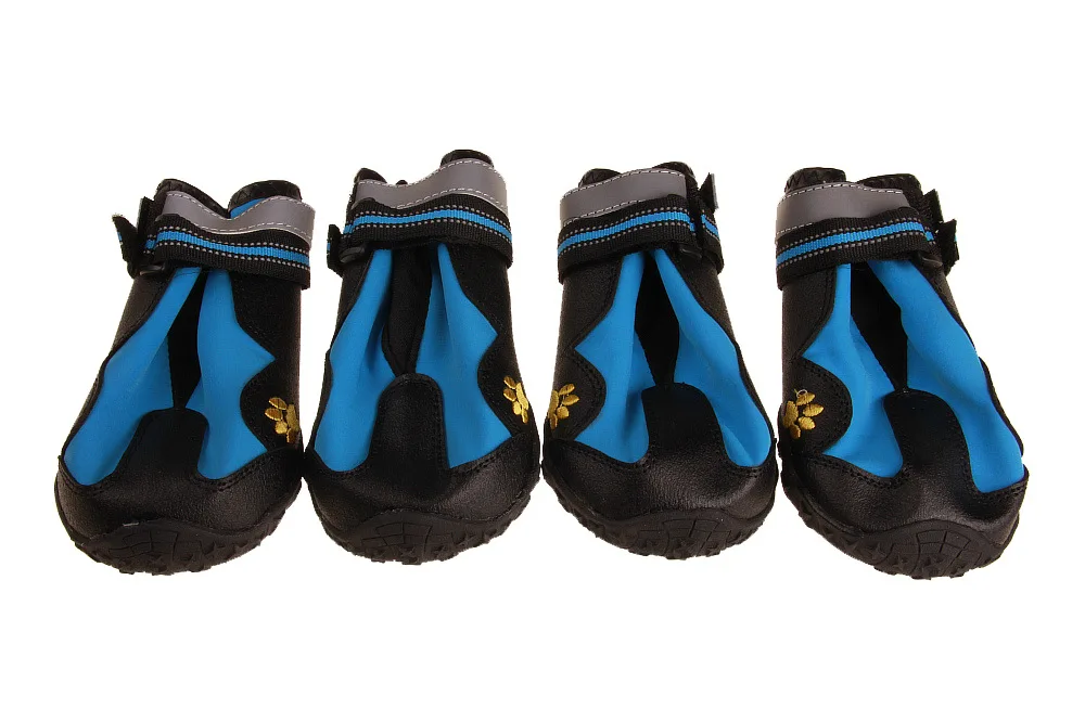 Amazon портативная уличная Светоотражающая обувь на ремешках для дрессировки собак