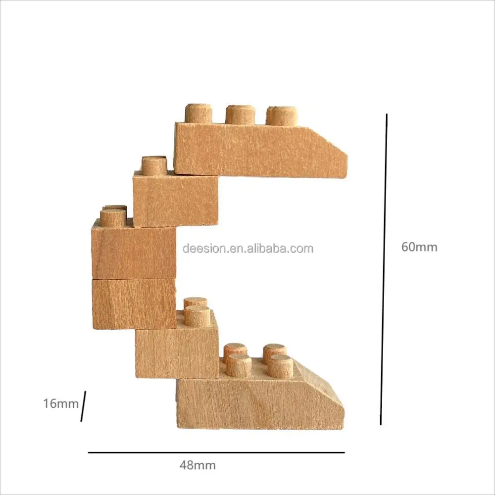 Wooden DIY brick set - Alphabet C - for kids to learn their first letter suitable for kids 3 ages and above decorate your room