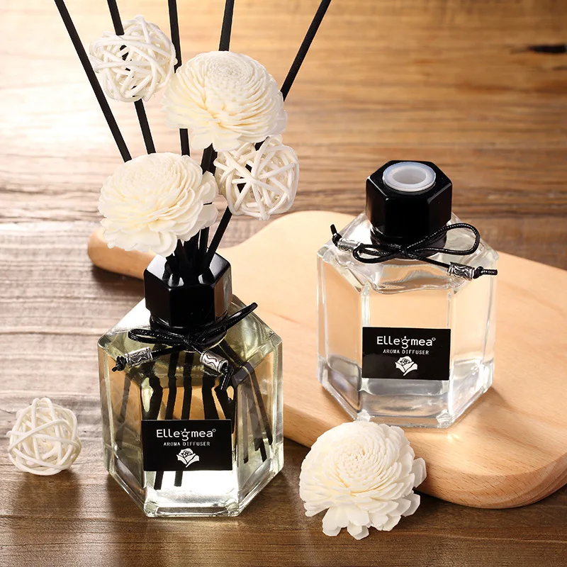 
Wholesale Luxury Custom Glass Bottle Aromatic Essential Oil Scent Stick Reed Diffuser 