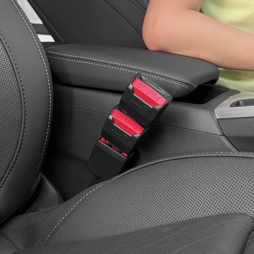 Car Seat Belt Clip Extender Safety Seatbelt Lock Buckle Plug Thick Insert Socket Extender Safety Buckle