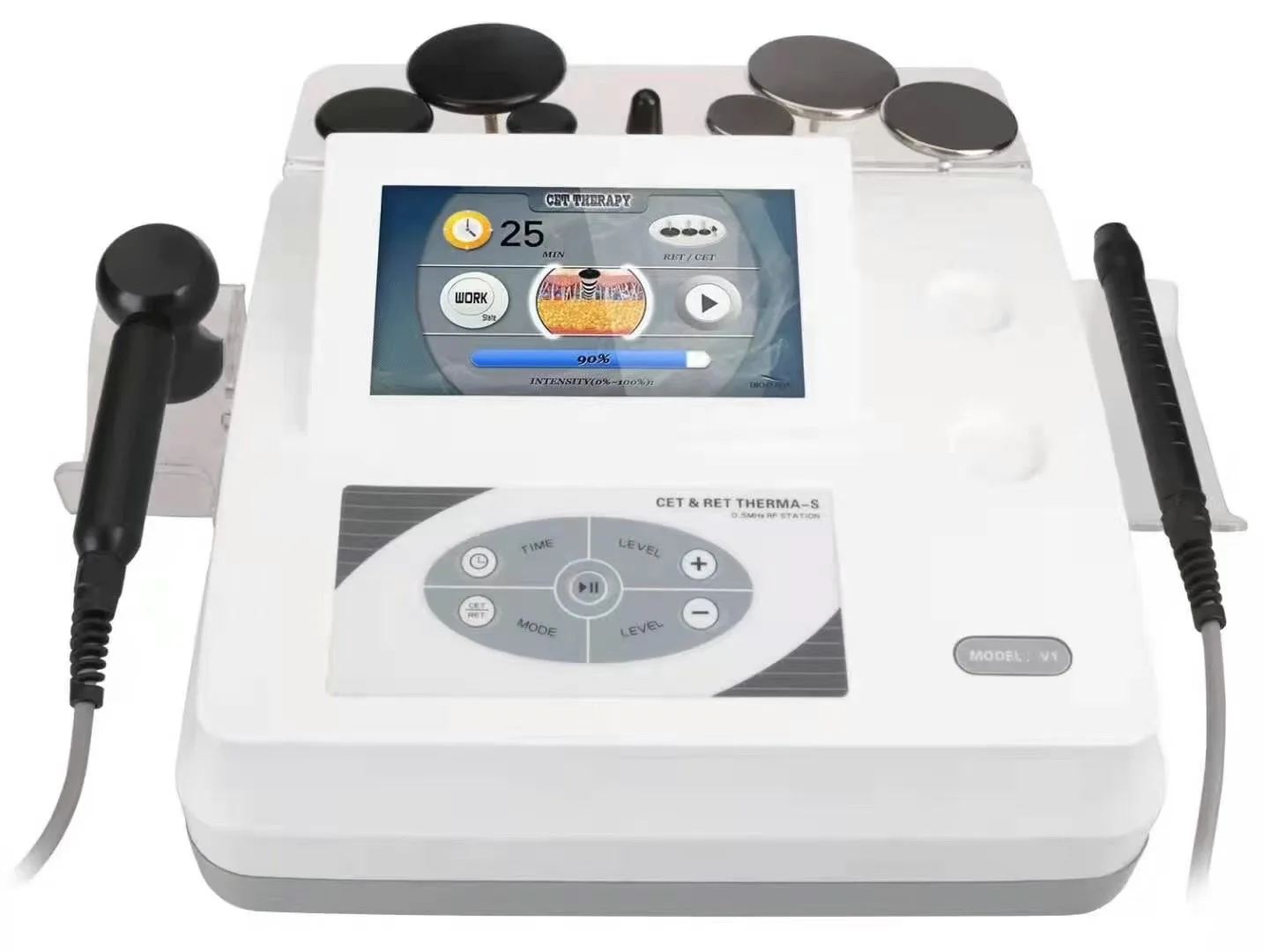 Portable Cet Ret Radio Frequency Aesthetic Equipment Rf Cellulite Reduction Beauty Ele wave peeling Machine